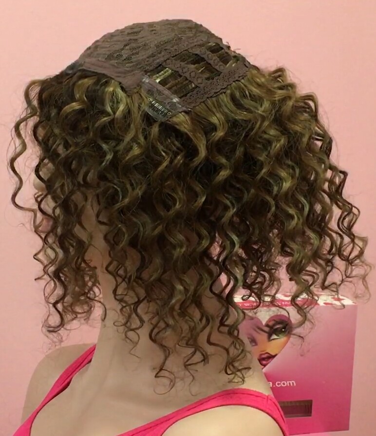 Voluminador RIZADO natural ROSA color 8h8H18H8H613