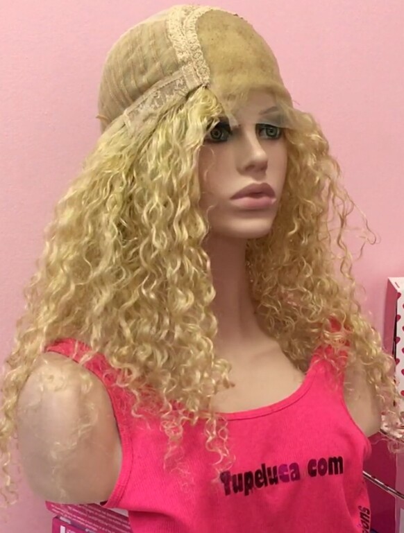 Peluca de pelo rizado natural ADELAIDE 27b TOP TUL