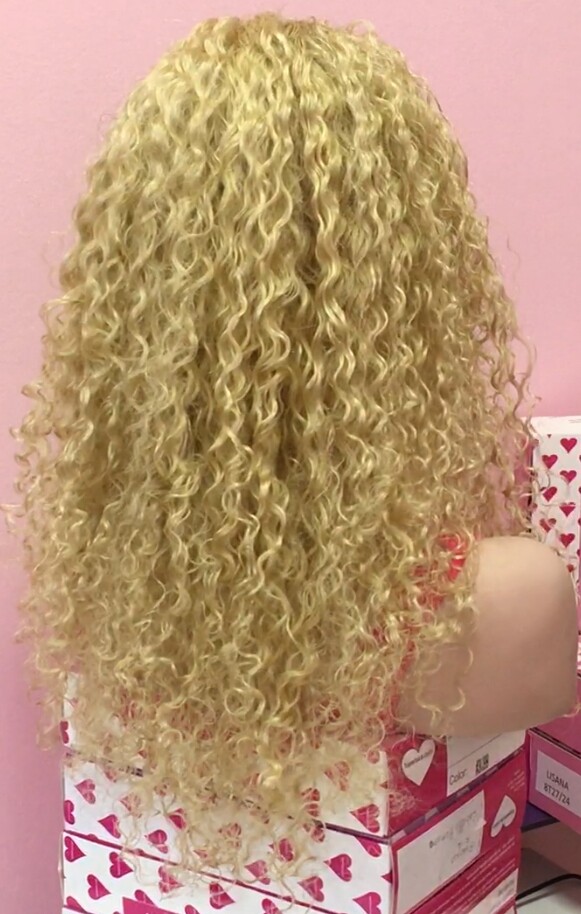 Peluca de pelo rizado natural ADELAIDE 27b TOP TUL