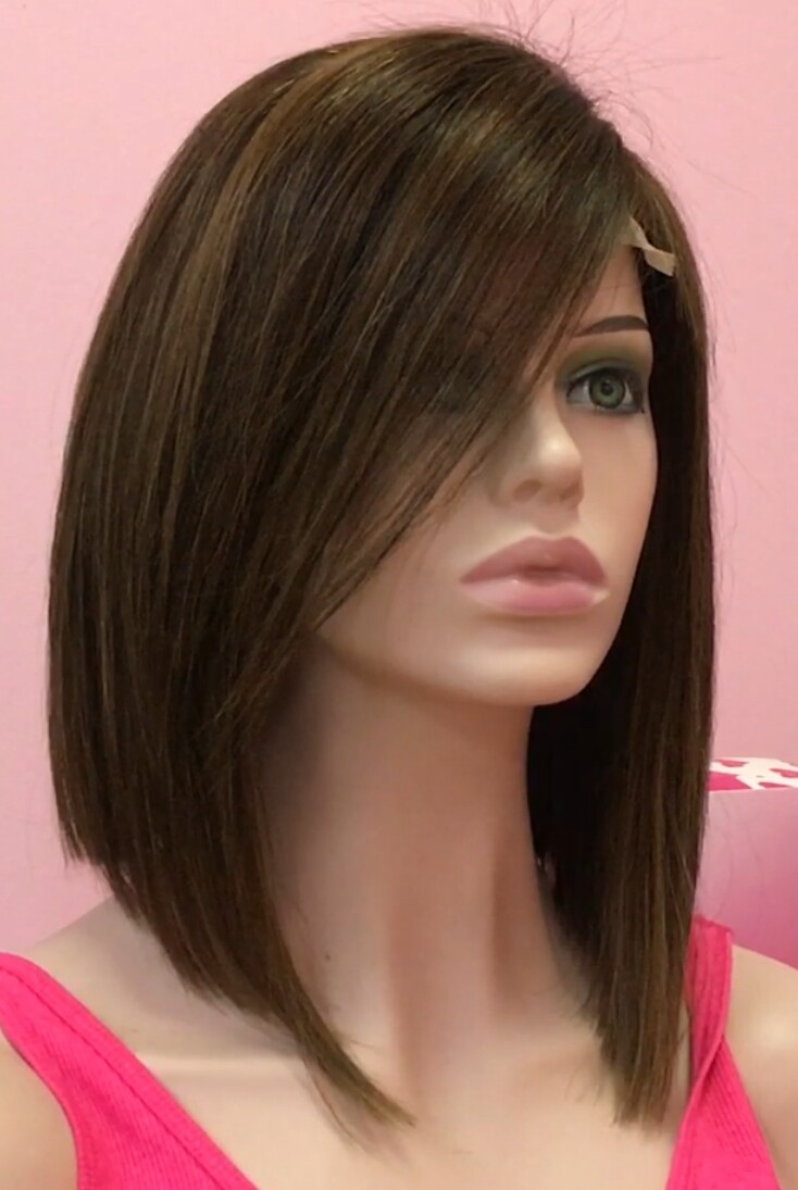 Peluca natural MELANIA TOP TUL color 1B/2H4