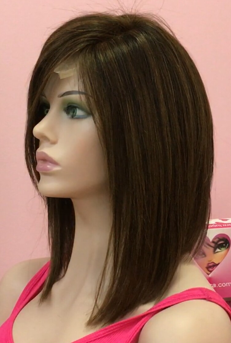 Peluca natural MELANIA TOP TUL color 1B/2H4