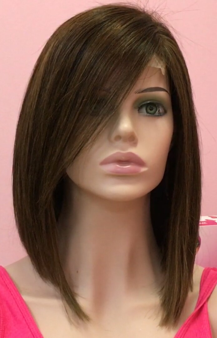 Peluca natural MELANIA TOP TUL color 1B/2H4