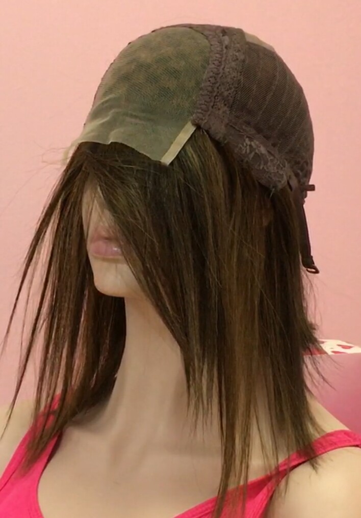 Peluca natural MELANIA TOP TUL color 1B/2H4