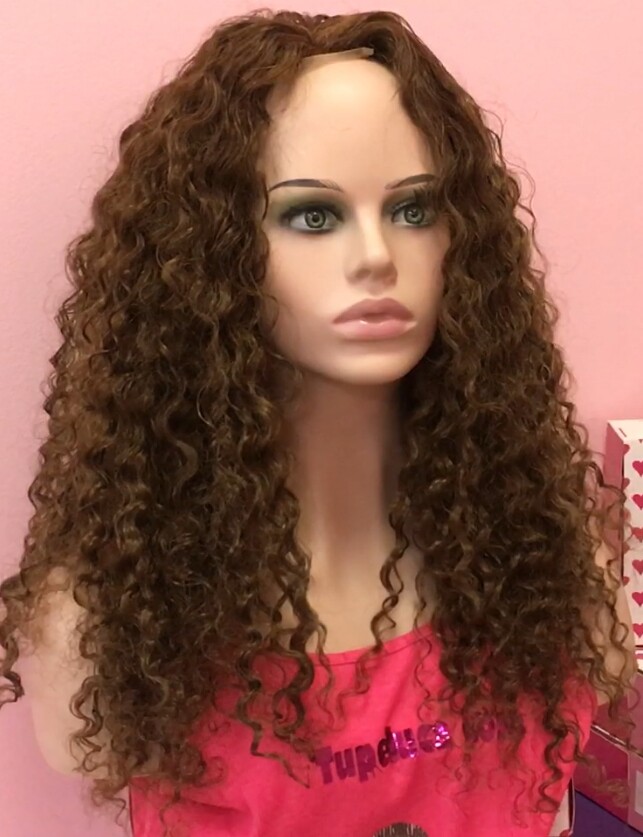 Peluca de pelo rizado natural ADELAIDE 5 RAYA TUL