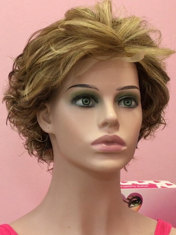 Peluca natural ANITA-RIZADO TOP TUL Color 5H27