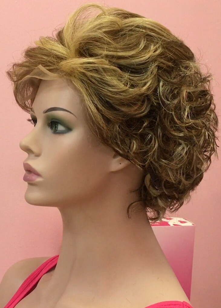 Peluca natural ANITA-RIZADO TOP TUL Color 5H27