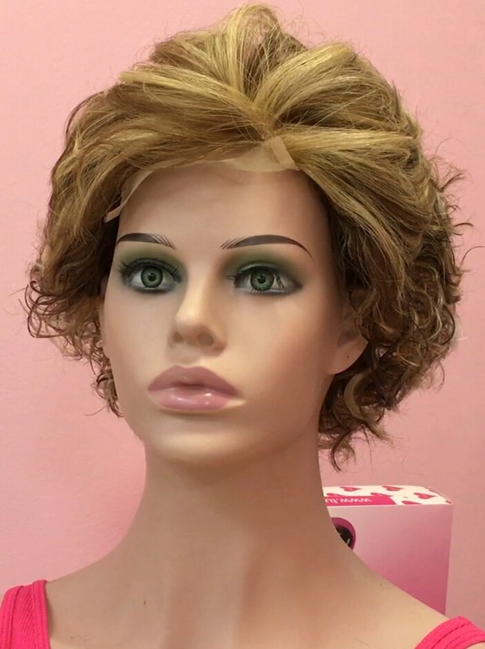 Peluca natural ANITA-RIZADO TOP TUL Color 5H27