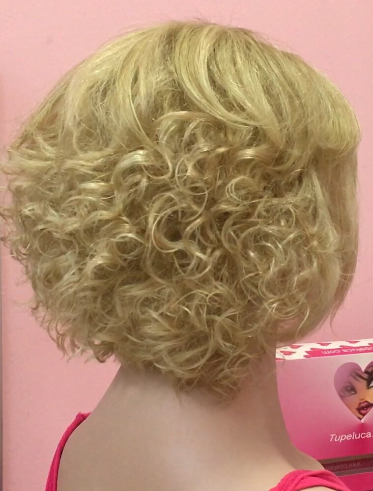 Peluca rizada natural MAR color 14h613 RAYA TUL