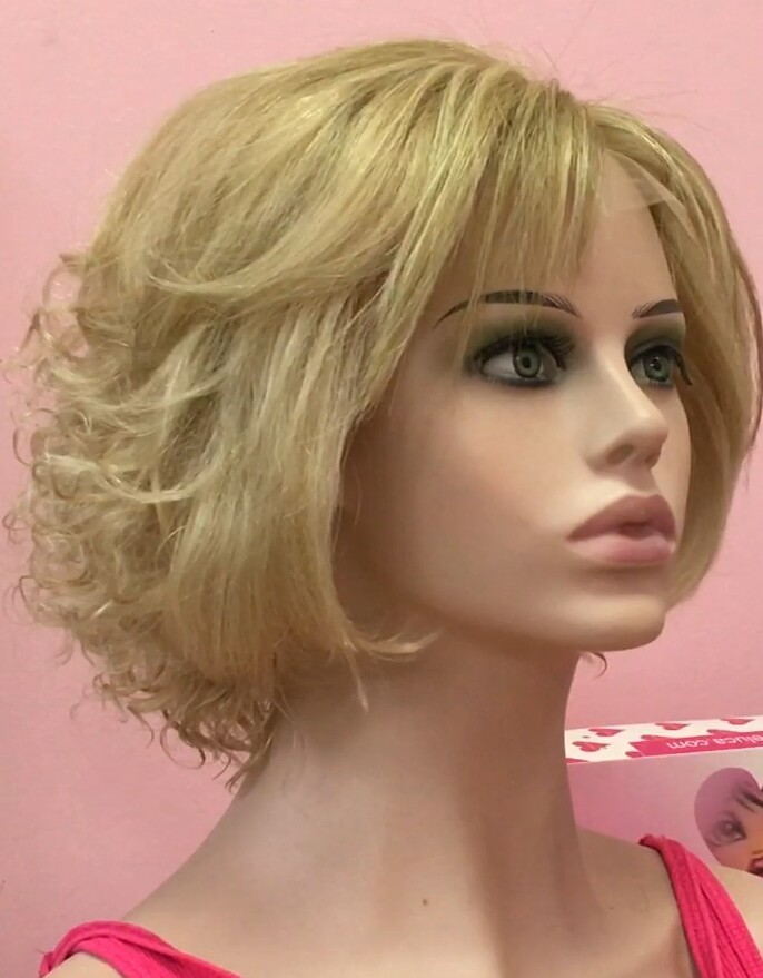 Peluca rizada natural MAR color 14h613 RAYA TUL