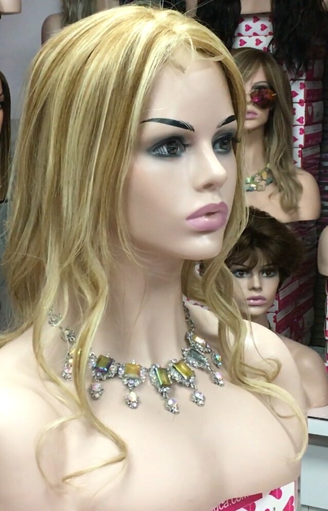 Voluminador natural  LYDIA ONDAS 8h613h27 RAYA de Tul transparente efecto piel