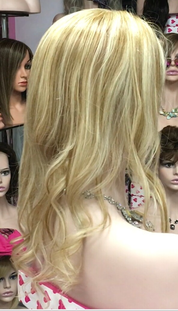 Voluminador natural  LYDIA ONDAS 8h613h27 RAYA de Tul transparente efecto piel