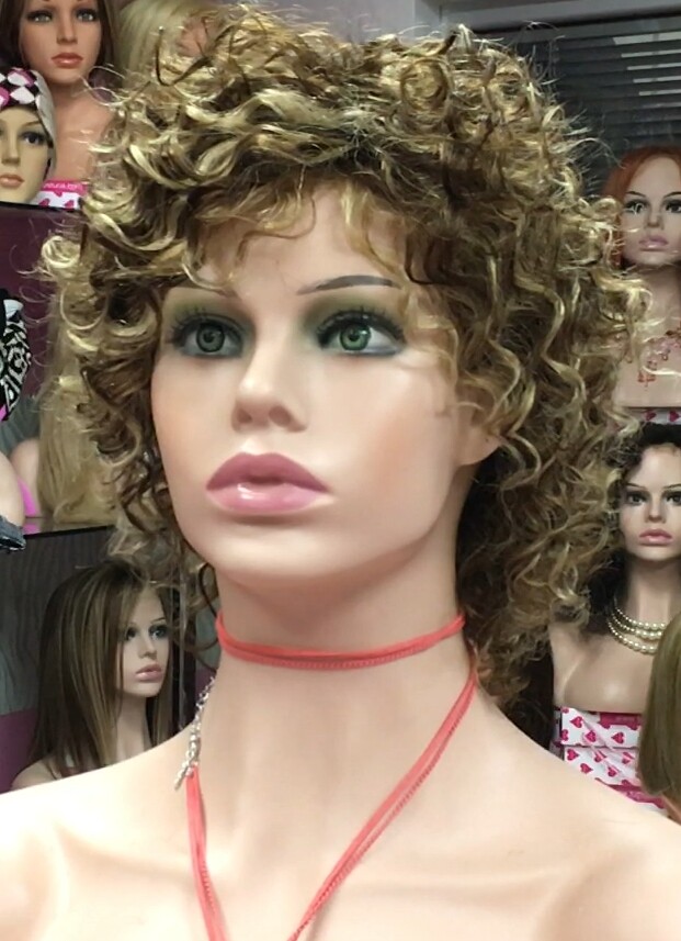 Peluca rizada natural LOLA 5h613h5