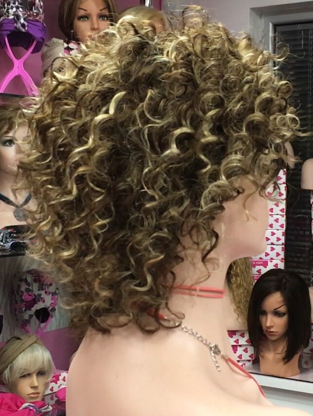 Peluca rizada natural LOLA 5h613h5
