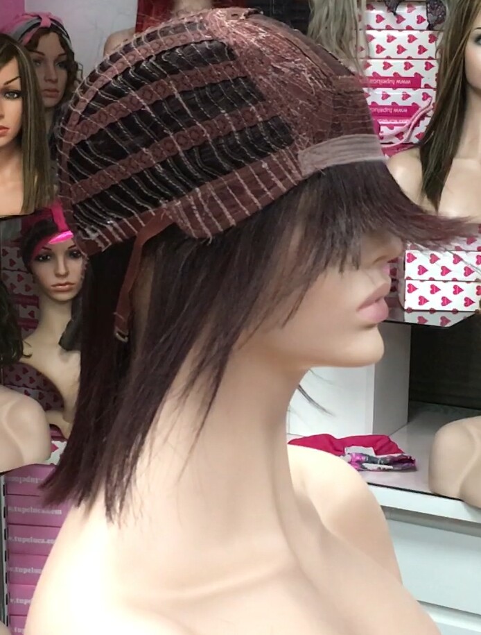 Peluca natural MARTINA color 4.5 (tinte) RAYA TUL transparente efecto piel