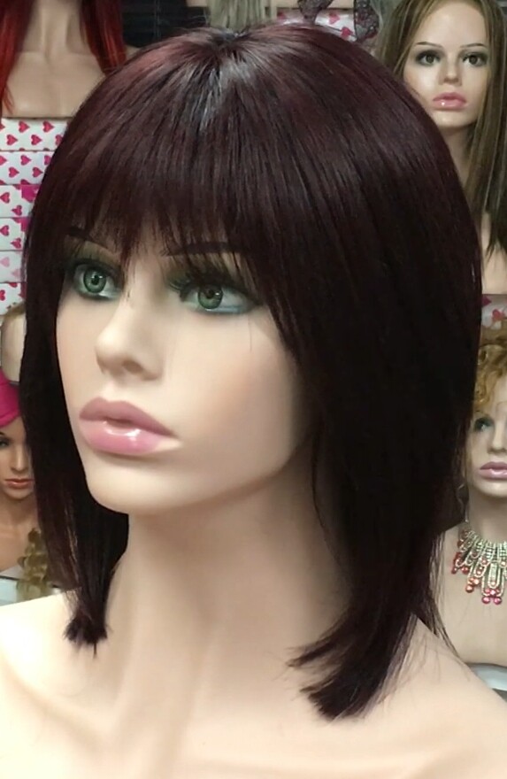 Peluca natural MARTINA color 4.5 (tinte) RAYA TUL transparente efecto piel
