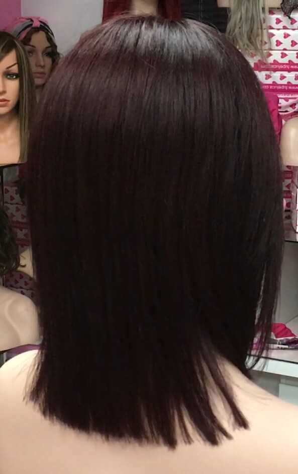 Peluca natural MARTINA color 4.5 (tinte) RAYA TUL transparente efecto piel