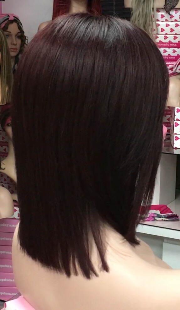 Peluca natural MARTINA color 4.5 (tinte) RAYA TUL transparente efecto piel