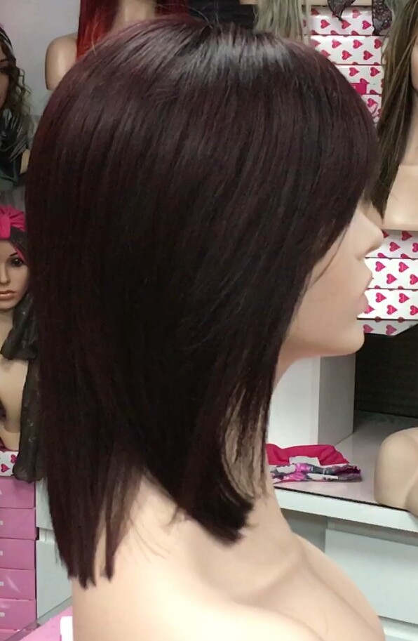Peluca natural MARTINA color 4.5 (tinte) RAYA TUL transparente efecto piel