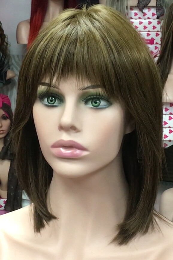 Peluca natural MARTINA color 5 RAYA TUL efecto piel transaprente