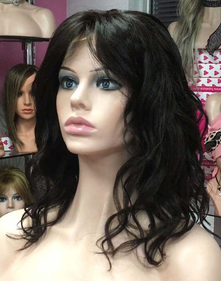 Peluca natural MELISA-Ondas color 2 RAYA DE TUL