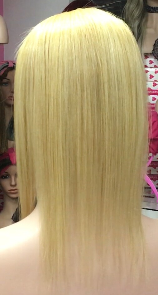 Voluminador cabello natural MINI CLARA color 18H613 RAYA de tul transparente efecto piel