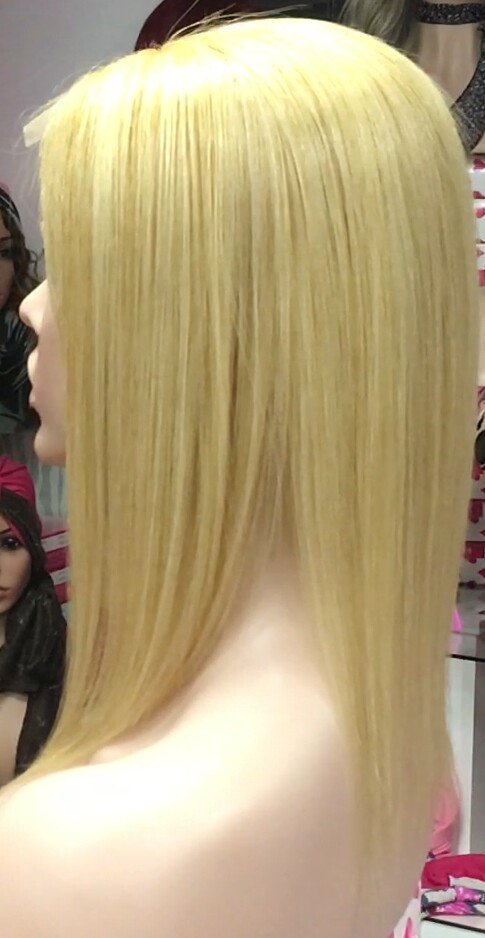 Voluminador cabello natural MINI CLARA color 18H613 RAYA de tul transparente efecto piel