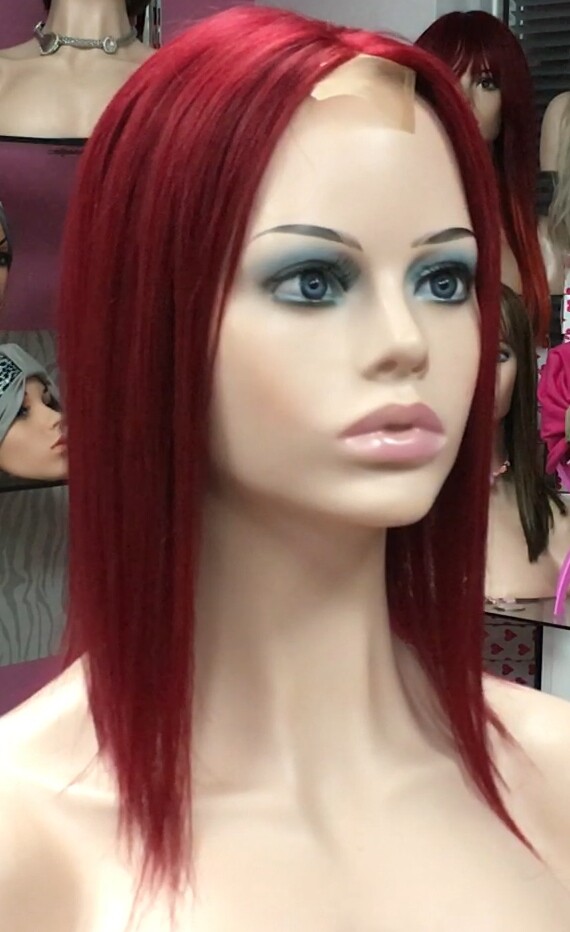 Voluminador cabello natural MINI CLARA color 39 RAYA de tul transparente efecto piel