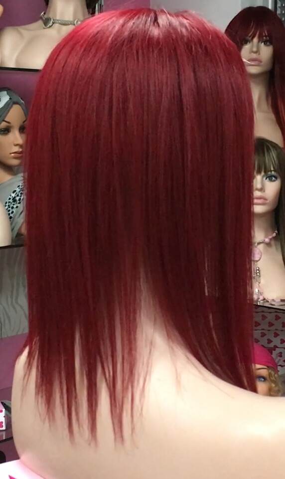 Voluminador cabello natural MINI CLARA color 39 RAYA de tul transparente efecto piel