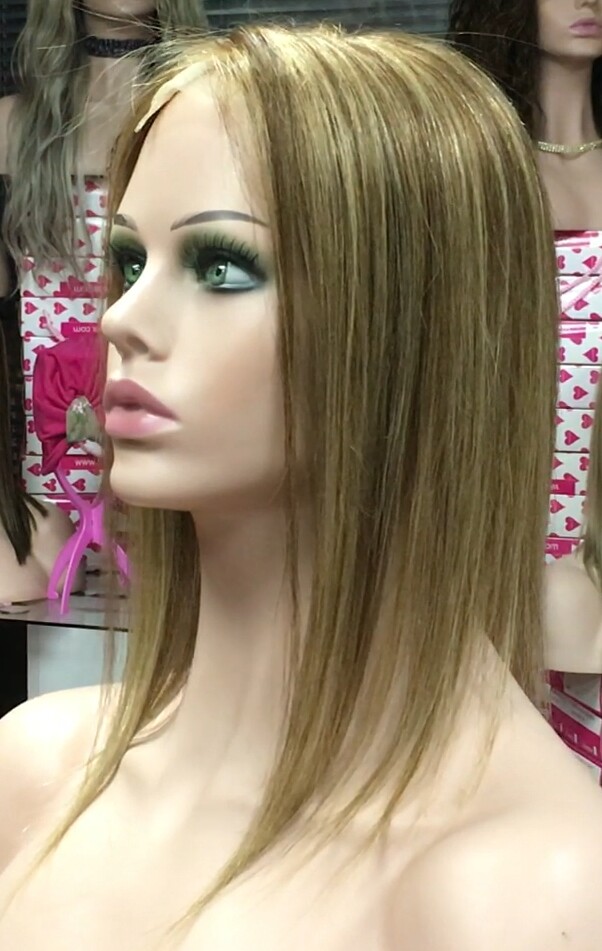 Voluminador cabello natural MINI CLARA color 5H27 RAYA de tul transparente efecto piel