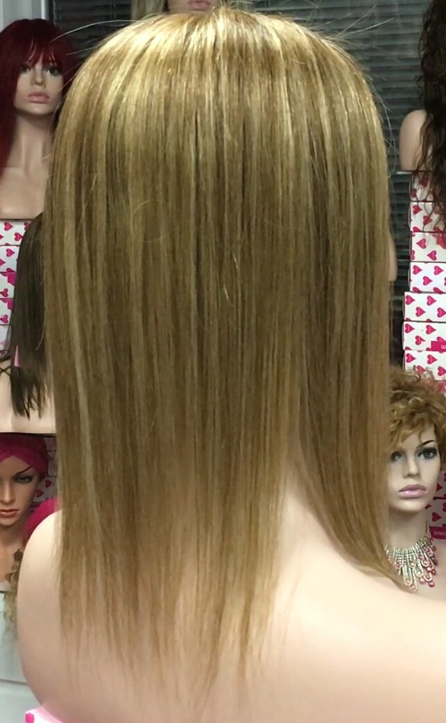 Voluminador cabello natural MINI CLARA color 5H27 RAYA de tul transparente efecto piel