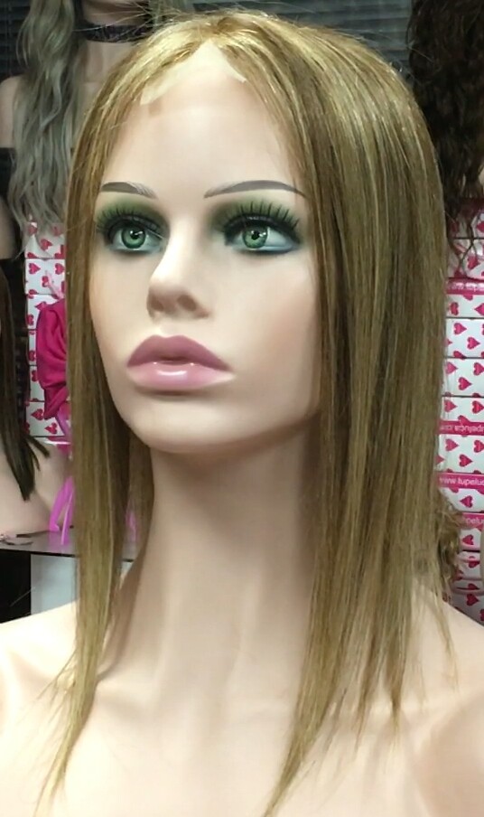 Voluminador cabello natural MINI CLARA color 5H27 RAYA de tul transparente efecto piel