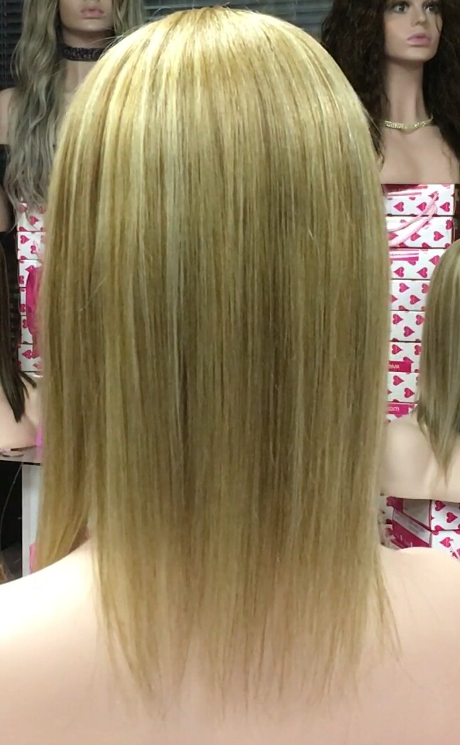 Voluminador cabello natural MINI CLARA color 8H613 RAYA de tul transparente efecto piel