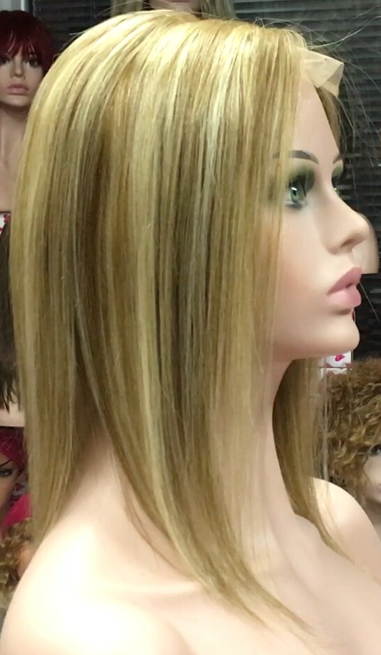 Voluminador cabello natural MINI CLARA color 8H613 RAYA de tul transparente efecto piel