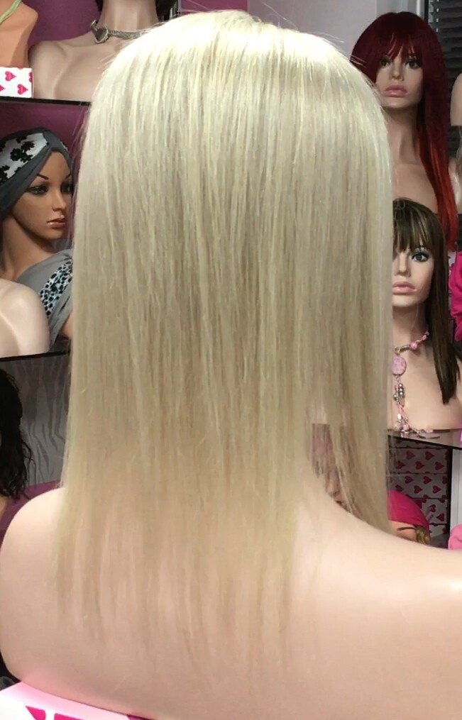Voluminador cabello natural MINI CLARA color 613/9.1 RAYA de tul transparente efecto piel