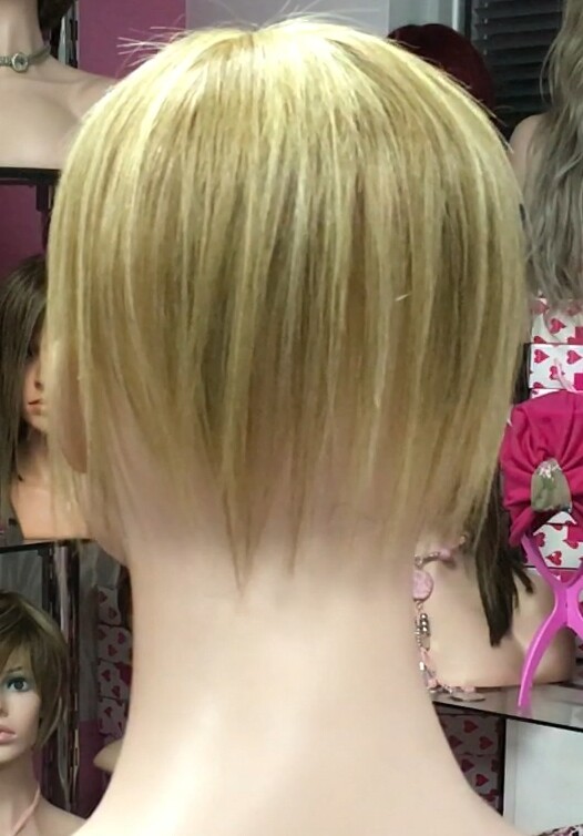 Voluminador cabello natural MINI BELINDA color 8H613 RAYA  de tul transparente efecto piel