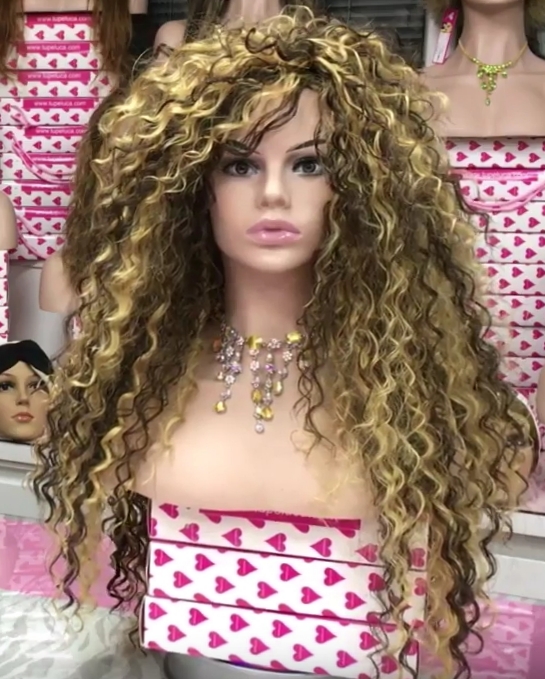 Peluca Michelle Color castao mechado Star.10 Colageno