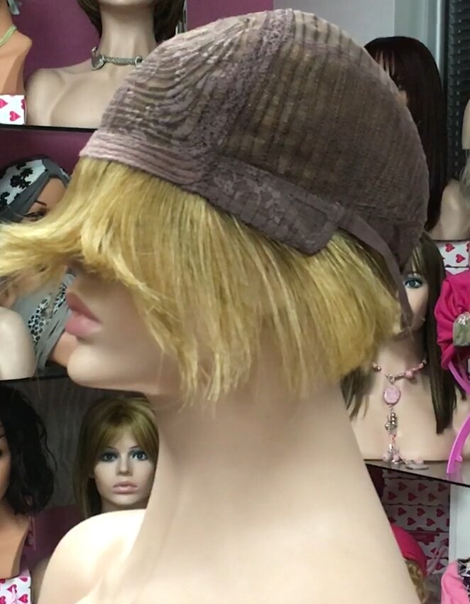 Peluca cabello natural BECK color 10h27 confeccionada a maquina