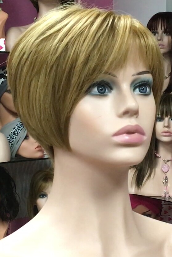 Peluca cabello natural BECK color 10h27 confeccionada a maquina