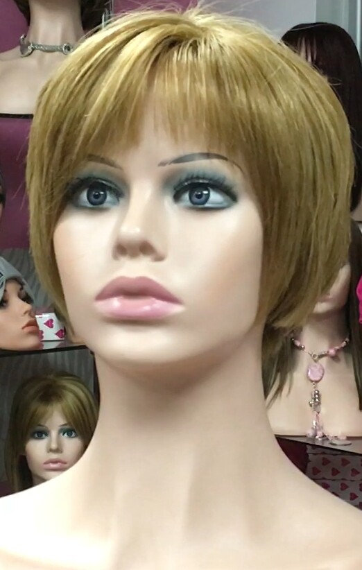Peluca cabello natural BECK color 10h27 confeccionada a maquina