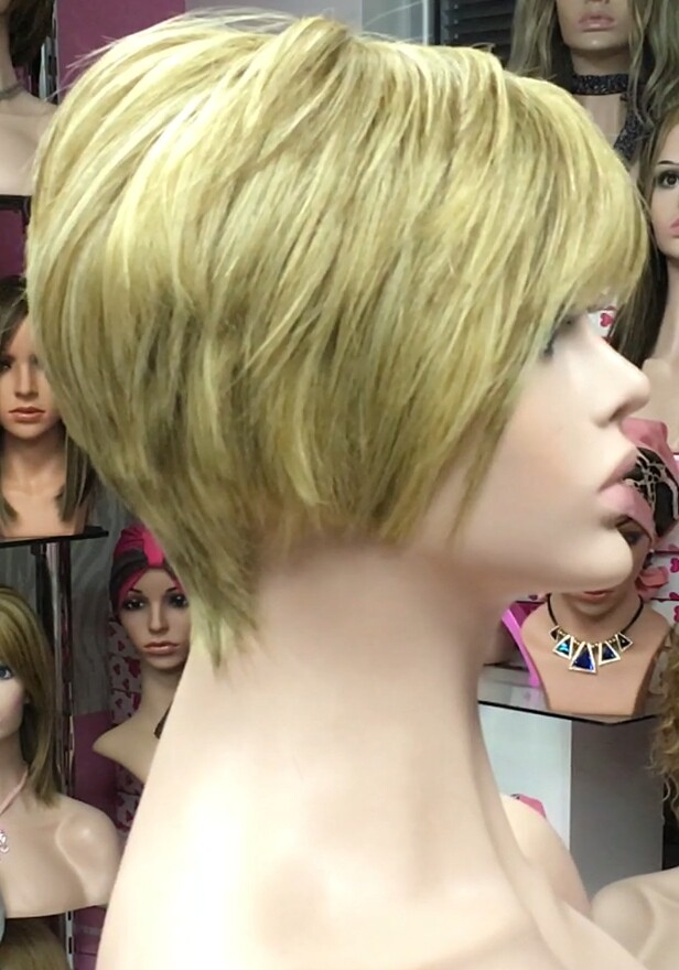 Peluca cabello natural BECK color 613h8h613 confeccin a maquina