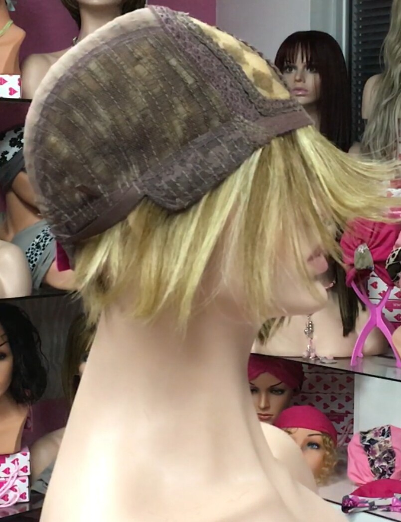 Peluca cabello natural BECK color 8H613 RAYA TUL transparente efecto piel