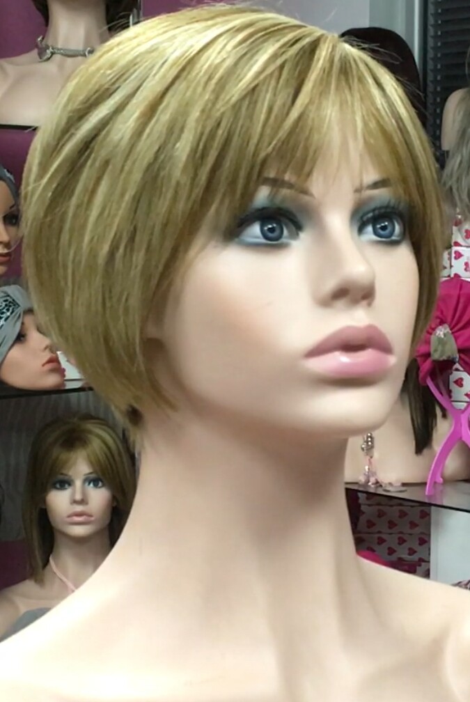 Peluca cabello natural BECK color 8H613 RAYA TUL transparente efecto piel