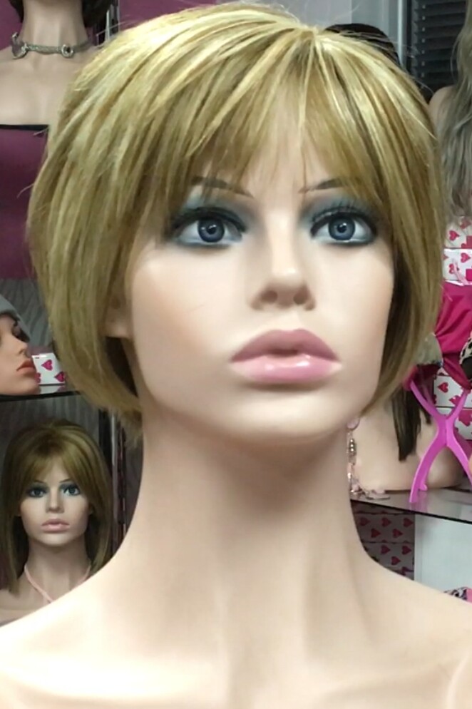Peluca cabello natural BECK color 8H613 RAYA TUL transparente efecto piel