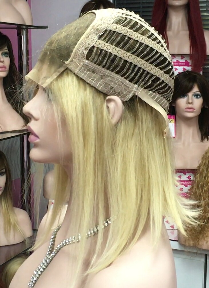 Peluca cabello natural Melany color 8 raiz 613 tinte Top TULL