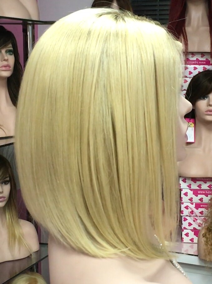 Peluca cabello natural Melany color 8 raiz 613 tinte Top TULL