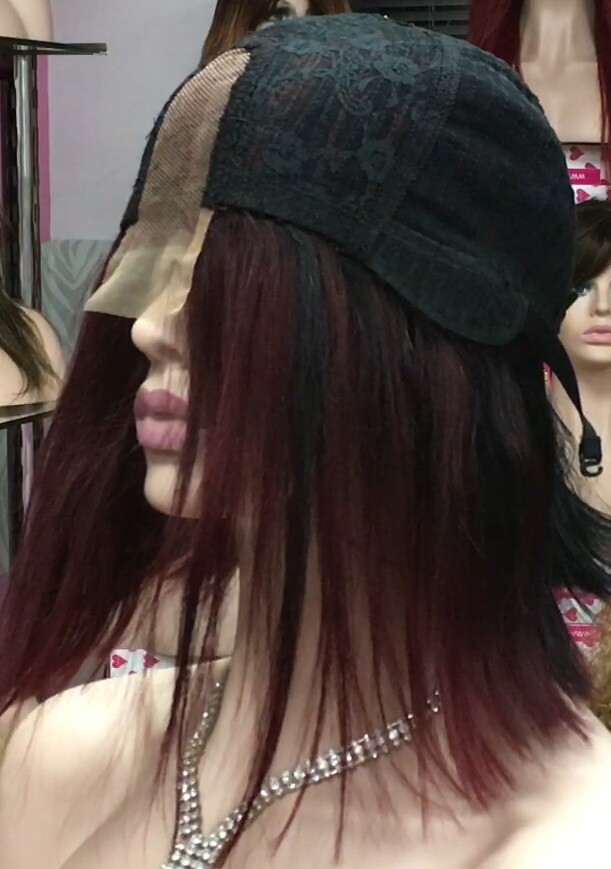Peluca cabello natural modelo Miinauti color 39/1/39 RAYA DE TUL