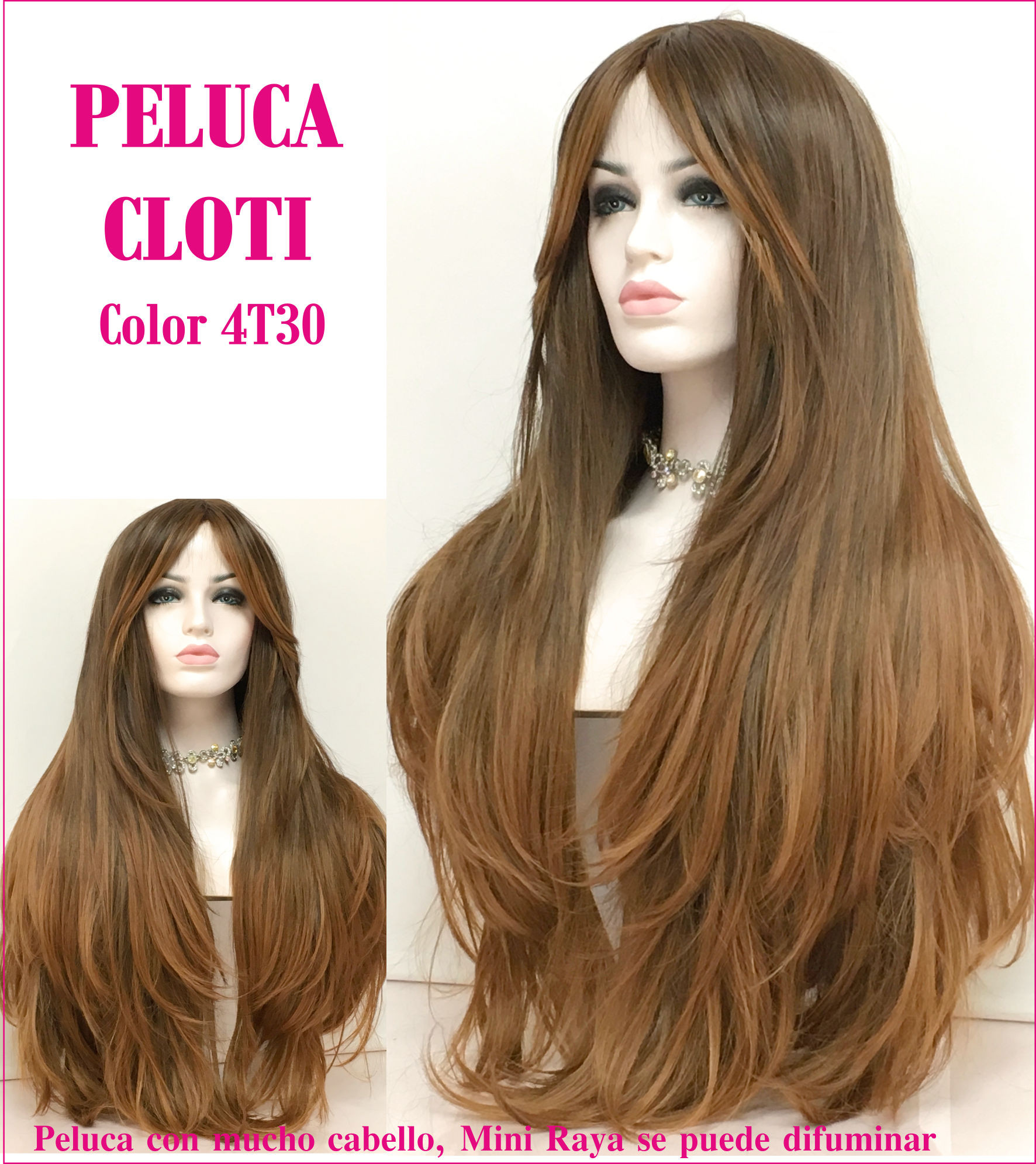 Peluca Cloti color 4t30 Star.10 Colageno