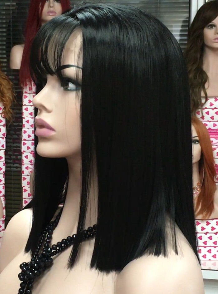 Peluca ELISENDA Color 1 LACE FRONT  Star.10 Colageno