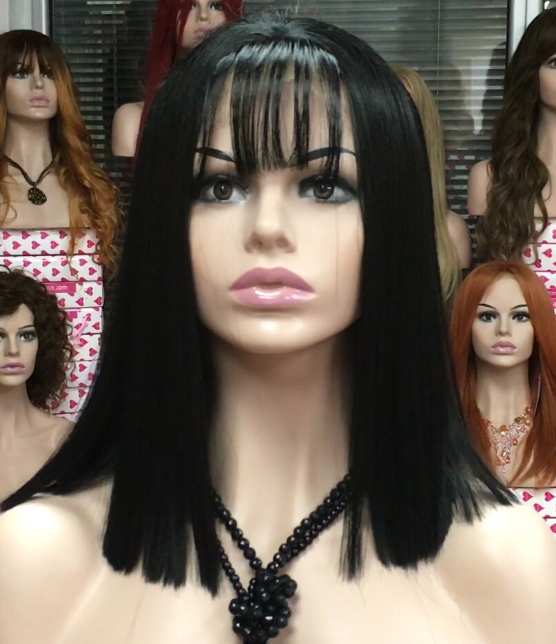 Peluca ELISENDA Color 1 LACE FRONT  Star.10 Colageno