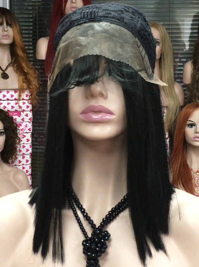 Peluca ELISENDA Color 1 LACE FRONT  Star.10 Colageno